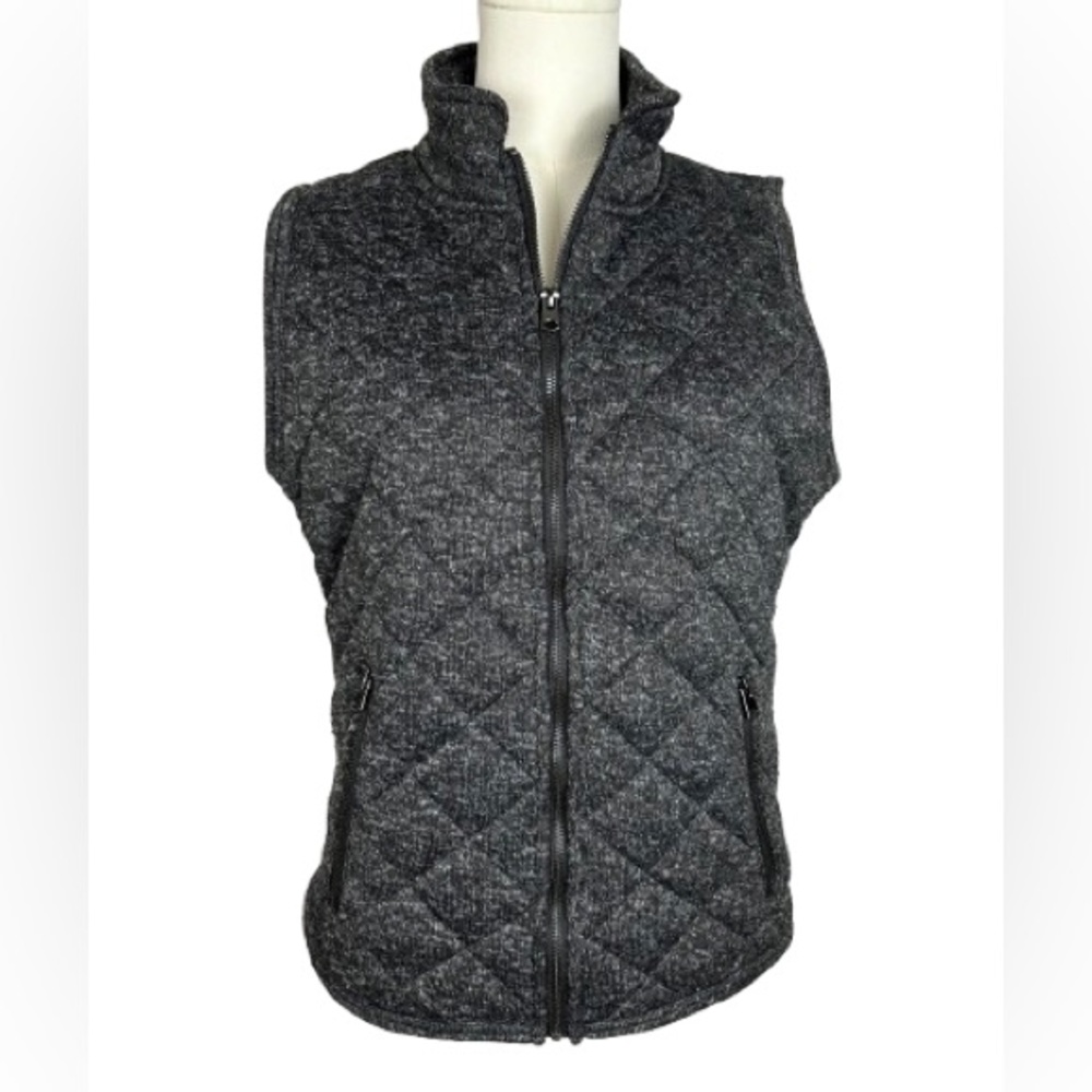 Thread & Supply Charcoal Quilted Vest